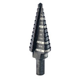#4 Step Drill Bit, 3/16 In. - 7/8 In. x 1/16 In.