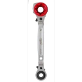 Lineman's 5in1 Ratcheting Wrench w/ Milled Strike Face