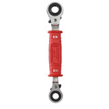 Lineman’s 4in1 Insulated Ratcheting Box Wrench Lineman’s 4in1 Insulated Ratcheting Box Wrench