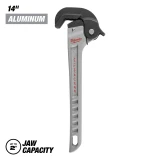 Aluminum Self-Adjusting Pipe Wrench 14"