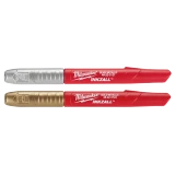 Fine Point Metallic Markers Silver/Gold