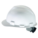 Front Brim Hard Hat with Fas-Trac Suspension - Size Large (White)