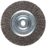 Vortec Pro Medium Face, Crimped Wire Wheel Brush (5/8"-1/2" Arbor, 6" Diameter)