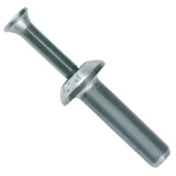 Mushroom Head Carbon Steel Zamac Nailin Anchor - 1/4" x 3/4"