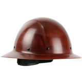 Full Brim Smooth Dome Hard Hat w/ Fiberglass Resin Shell, 8-Point Suspension (Natural Brown) Full Brim Smooth Dome Hard Hat w/ Fiberglass Resin Shell, 8-Point Suspension (Natural Brown)