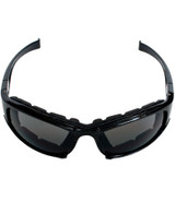 Cefiro Gray Anti-fog Anti-scratch Full Frame Safety Eyewear with Detatchable Temples