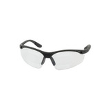 Semi-Rimless Safety Readers with Black Frame Clear Lens Dual +2.00 Diopter