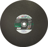 C24R Concrete Portable Saw Cut-Off Wheel Type 1 14-Inch x 1/8-Inch x 20mm, 10-Pack