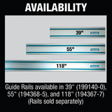 Plunge Saw Guide Rail (118")