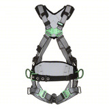V-FIT Construction Harness, Standard, Back & Hip D-Rings, Quick-Connect Leg Straps, Sh