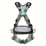 V-FIT Construction Harness, Extra Small, Back & Hip D-Rings, Quick-Connect Leg Straps
