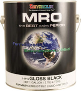Industrial MRO High Solids Spray Paint, Gloss Black - 1 Gallon