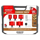 Carbide Teeth Rough-In Hole Saw Set (8 PC)