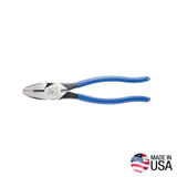 High-Leverage Side-Cutting Pliers Heavy-Duty Cutting 9"