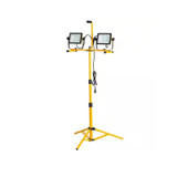 Dual Head Led Work Light With Tripod 6000 Lumen