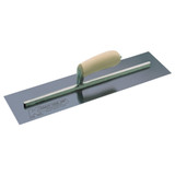 Blue Steel Cement Trowel with Camel Back Wood Handle 14" x 4"