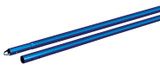 Blue Anodized Aluminum Swaged Button Handle (6 Feet)