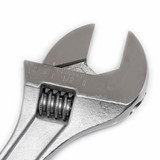Chrome Finish Tapered Handle Adjustable Wrench (15")