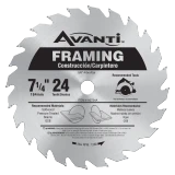 Framing Saw Blade 7-1/4" (24 Teeth)