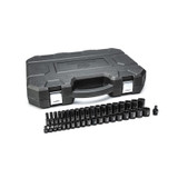 Drive 6 Point Standard & Deep Impact SAE Socket Set 1/2" - 39 Piece