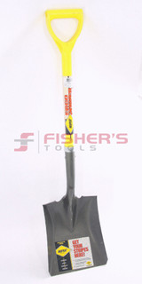 Ergo Power Square Point Shovel 9-7/8 x 11-1/2 Inch (27" Handle)