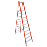 12FT FG PLATFORM LADDER 300# 30" FROM PLAT. TO TOP OF RAIL    - FXP1712