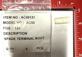 TERMINAL ENDS FOR AC50 SELL UNIT IS 1    - AC50131