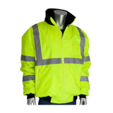 2XL HI-VIS LIME BOMBER JACKET     - 333-1766-LY/2XL