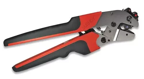 Ergonomic Full Cycle Ratchet Hand Crimper, #12 AWG - #2 AWG