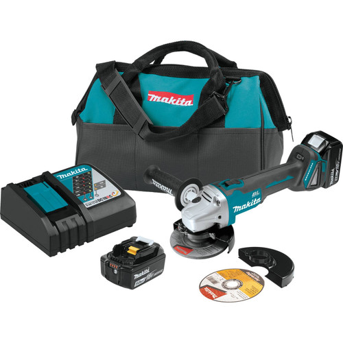 Lithium-Ion Brushless Cordless 4-1/2" / 5" Cut-Off/Angle Grinder Kit (5.0Ah)