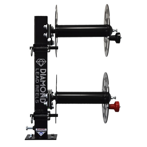 Weld Lead Reel Rack with Swivel Base Double Reel (10")