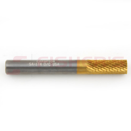 Carbide Bur Cylinder Shape (Titanium-Coated) 1/4" x 5/8" Carbide Bur Cylinder Shape (Titanium-Coated) 1/4" x 5/8"