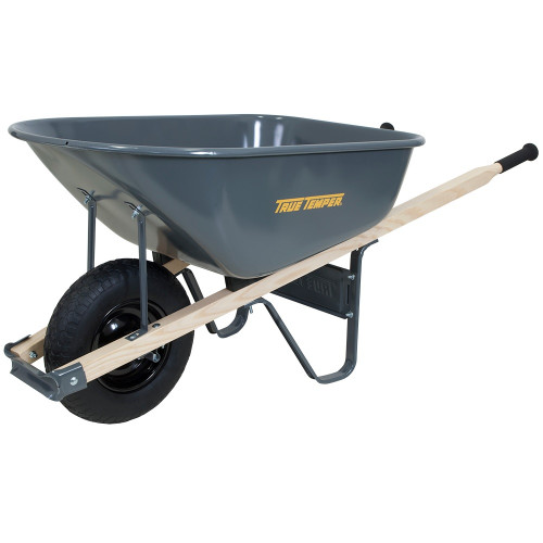 Steel Wheelbarrow With Never Flat Tire 6 Cubic Foot Steel Wheelbarrow With Never Flat Tire 6 Cubic Foot