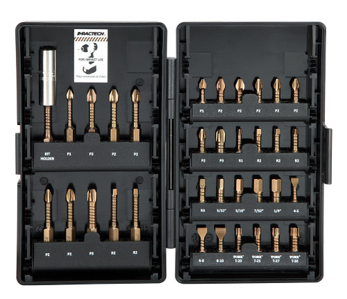 Impactech Driver Bit Set (34 pieces)