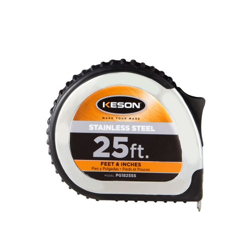 Stainless Steel Short Tape Measure 25 ft Stainless Steel Short Tape Measure 25 ft