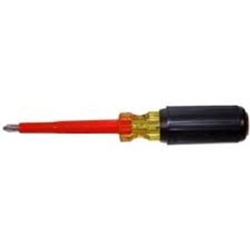 Insulated Phillips Tip Screwdriver with Cushion Grip #2 x 4"