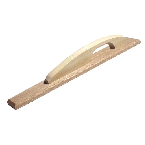 Mahogany Tapered Cement Darbie with 1 Loop Handle (24") Mahogany Tapered Cement Darbie with 1 Loop Handle (24")