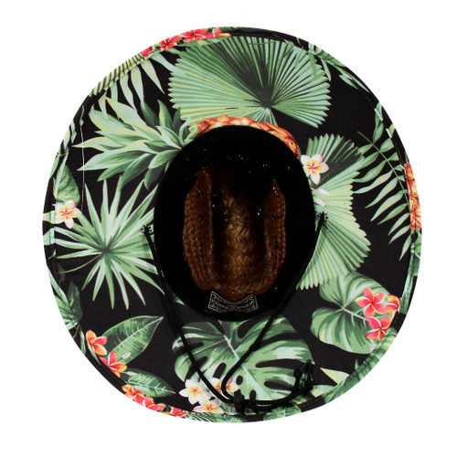 SOLFISH Multi-Fit Lifeguard Hat with Tropical Underbrim