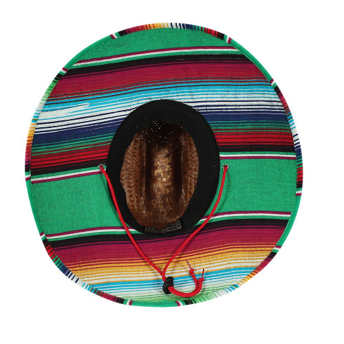SOLFISH Multi-Fit Lifeguard Hat with Serape Underbrim