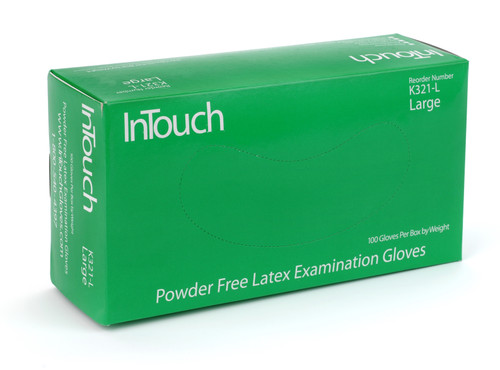 InTouch Powder Free Latex Gloves (X-Large)