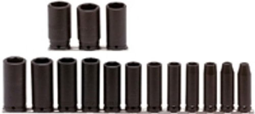 1/2" Drive Torqueplus 6-Point Deep Impact 15-Piece 1/2" Drive Torqueplus 6-Point Deep Impact 15-Piece