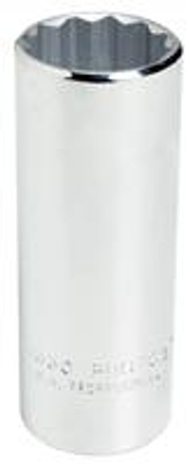 1-1/4" 12-Point Deep Length Hand Socket 1/2" Drive