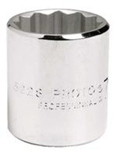 3/8" 12-Point Standard Length Hand Socket 3/8" Drive