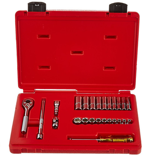 Combination Socket Set 1/4" Drive 25-Peice Set