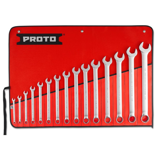 12-Point Satin Combination 15-Piece Wrench Set 12-Point Satin Combination 15-Piece Wrench Set