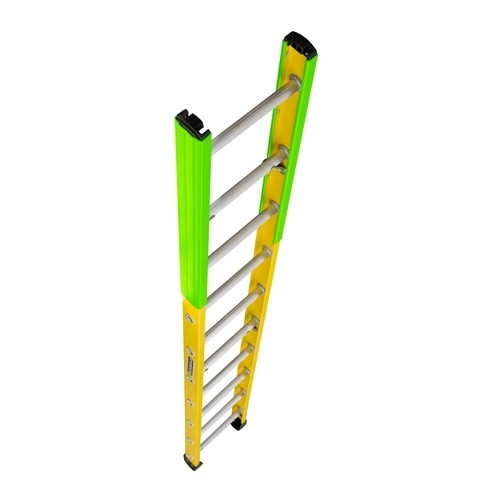 Fiberglass Manhole Ladder 12-Foot 375 lb Capacity