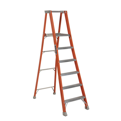 Fiberglass Platform Ladder 12'