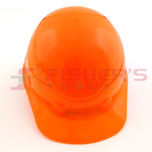 Hard Hat with Ratchet Suspension (High Vis Orange)