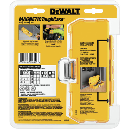 Magnetic Screwdriver Bit Set with ToughCase (15-Piece)
