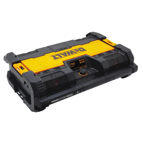 Portable Stackable Radio/Digital Music Player with Bluetooth and Battery Charger